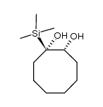 cis-1-trimethylsilylcyclooctane-1,2-diol Structure