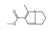 methyl 3-methyl-6,7-dihydro-5H-pyrrolizine-2-carboxylate结构式