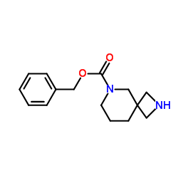 2,6-二氮杂螺[3.5]壬烷-6-羧酸苄酯结构式