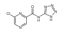 6-chloro-N-(1H-tetrazol-5-yl)-2-pyrazinecarboxamide Structure