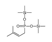 trimethyl-[3-methylbut-2-enyl(trimethylsilyloxy)phosphoryl]oxysilane Structure