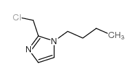 1-butyl-2-chloromethyl-1h-imidazole结构式
