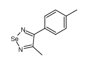 3-methyl-4-(p-tolyl)-1,2,5-selenadiazole结构式