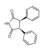 cis-3,4-diphenyl-pyrrolidine-2,5-dione结构式