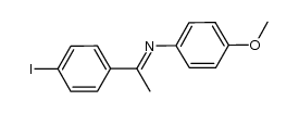 N-(1-(4-iodophenyl)ethylidene)-4-methoxybenzenamine结构式