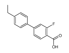 4-(4-ethylphenyl)-2-fluorobenzoic acid Structure