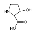 (3R)-3-Hydroxy-D-proline Structure