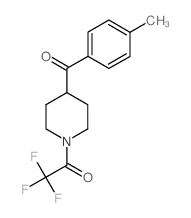 2,2,2-Trifluoro-1-(4-(4-Methylbenzoyl)piperidin-1-yl)ethanone structure