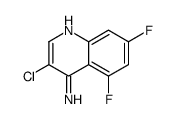 4-Amino-3-chloro-5,7-difluoroquinoline Structure