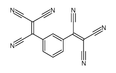 2-[3-(1,2,2-tricyanoethenyl)phenyl]ethene-1,1,2-tricarbonitrile Structure