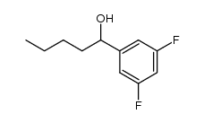 1-(3,5-difluorophenyl)pentan-1-ol结构式