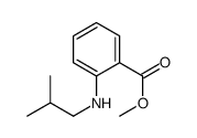methyl 2-(2-methylpropylamino)benzoate结构式