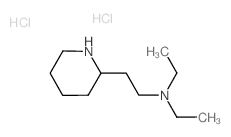 N,N-Diethyl-2-(2-piperidinyl)-1-ethanamine dihydrochloride结构式
