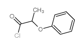 Propanoyl chloride,2-phenoxy- Structure