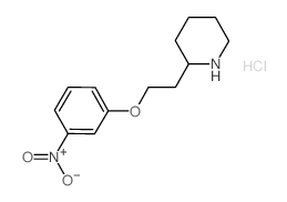 2-[2-(3-Nitrophenoxy)ethyl]piperidine hydrochloride Structure