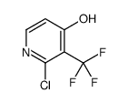 2-chloro-3-(trifluoromethyl)-1H-pyridin-4-one结构式