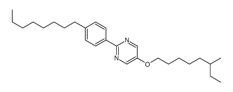 5-(6-methyloctoxy)-2-(4-octylphenyl)pyrimidine Structure