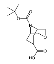 9-[(叔丁氧基)羰基] -3-氧杂-9-氮杂双环[3.3.1]壬烷-7-羧酸结构式