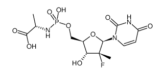 Sofosbuvir metabolites GS566500 structure