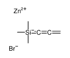 bromozinc(1+),trimethyl(prop-1-ynyl)silane结构式