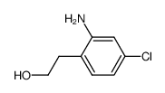 1-amino-5-chloro-2-(β-hydroxyethyl)benzene结构式