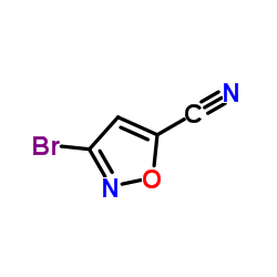 3-Bromo-1,2-oxazole-5-carbonitrile Structure