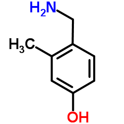 4-(Aminomethyl)-3-methylphenol structure