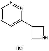 3-(3-azetidinyl)Pyridazine hydrochloride结构式