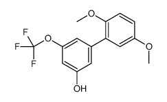 3-(2,5-dimethoxyphenyl)-5-(trifluoromethoxy)phenol结构式