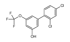 3-(2,4-dichlorophenyl)-5-(trifluoromethoxy)phenol结构式