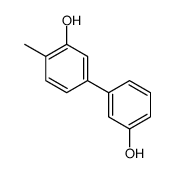 5-(3-hydroxyphenyl)-2-methylphenol结构式