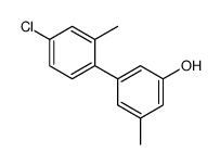 3-(4-chloro-2-methylphenyl)-5-methylphenol结构式
