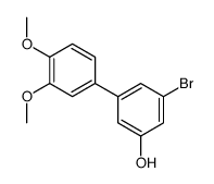 3-bromo-5-(3,4-dimethoxyphenyl)phenol结构式