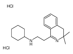 N-[2-(3,3-dimethyl-4H-isoquinolin-1-yl)ethyl]cyclohexanamine,dihydrochloride结构式
