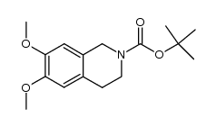 N-Boc-6,7 dimethoxytetrahydroisoquinoline结构式