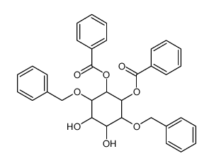 DL-1,4-BIS-O-(PHENYLMETHYL)5,6-DIBENZOATE-MYO-INOSITOL结构式