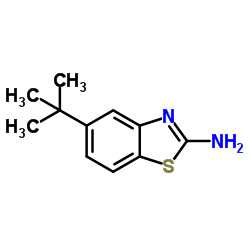 5-tert-Butyl-benzothiazol-2-ylamine结构式