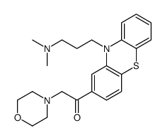 1-[10-(3-Dimethylaminopropyl)-10H-phenothiazin-2-yl]-2-morpholinoethanone结构式