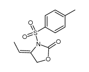 (Z)-4-ethylidene-3-tosyloxazolidin-2-one Structure