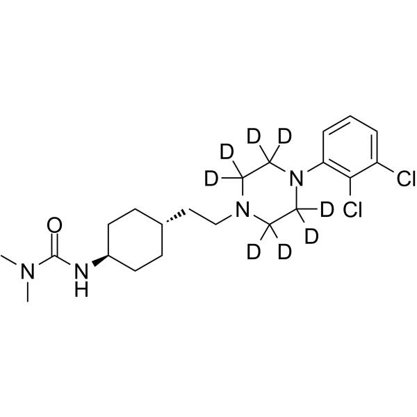 Cariprazine D8结构式