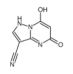 7-羟基-5-氧代-4,5-二氢吡唑并[1,5-a]嘧啶-3-甲腈结构式