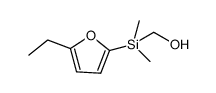 ((5-ethylfuran-2-yl)dimethylsilyl)methanol Structure