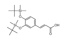 3,4-di-O-tert-butyldimetylsilylcaffeic acid结构式