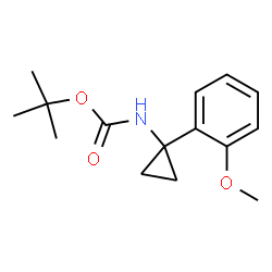 tert-Butyl N-[1-(2-methoxyphenyl)cyclopropyl]carbamate picture