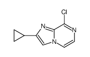 8-chloro-2-cyclopropylimidazo[1,2-a]pyrazine结构式