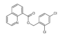 (2,4-dichlorophenyl)methyl quinoline-8-carboxylate结构式