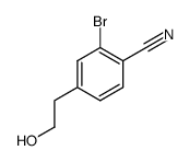 2-bromo-4-(2-hydroxyethyl)benzonitrile Structure