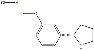 (S)-2-(3-甲氧基苯基)吡咯烷盐酸盐图片