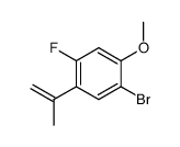 1-bromo-4-fluoro-2-methoxy-5-(prop-1-en-2-yl)benzene结构式