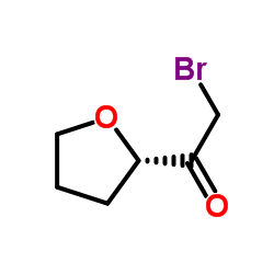 Ethanone, 2-bromo-1-[(2S)-tetrahydro-2-furanyl]- (9CI)结构式